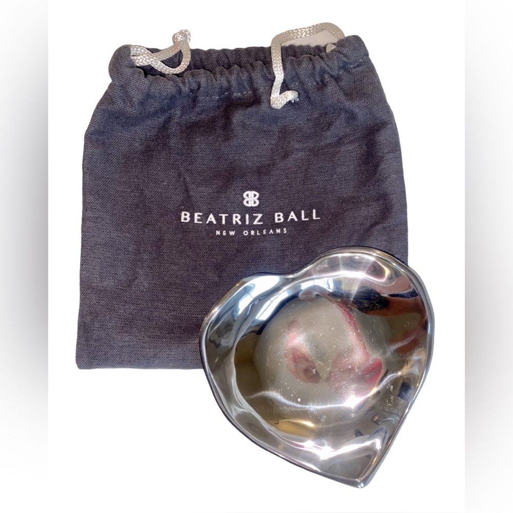 Beatriz Ball New Orleans SOHO Metal Heart Bowl